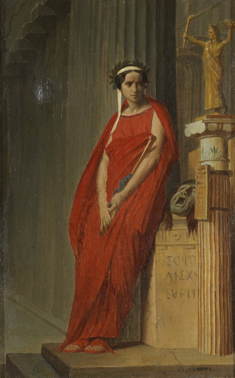 Elisa Rachel hahmona Phèdre tekijältä Jean Leon Gerome