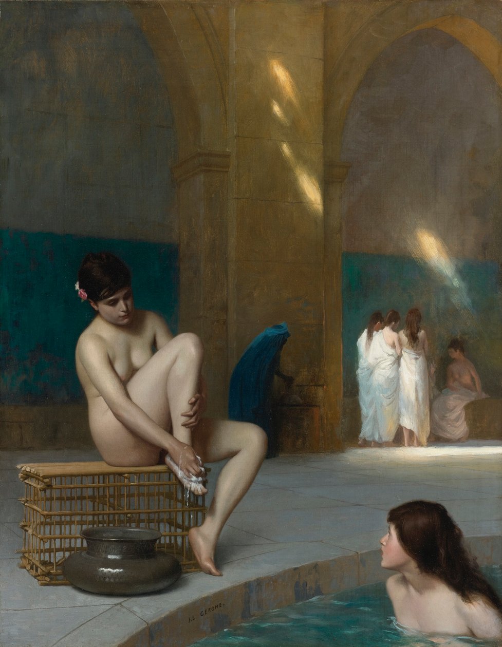 Ranskalainen:  Femme nue alaston nainen tekijältä Jean Leon Gerome