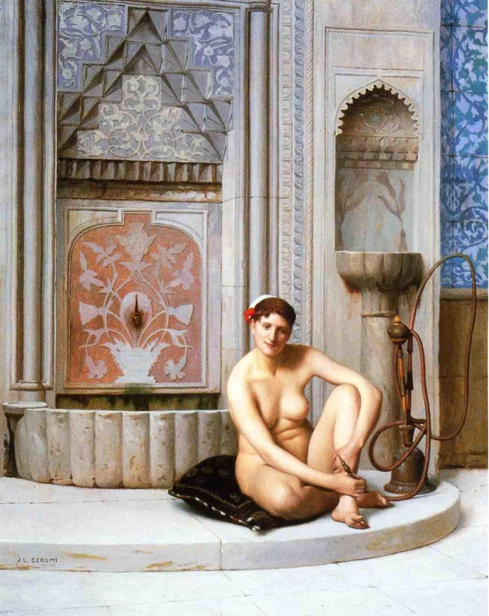 Ranskalainen:  Odalisque tekijältä Jean Leon Gerome
