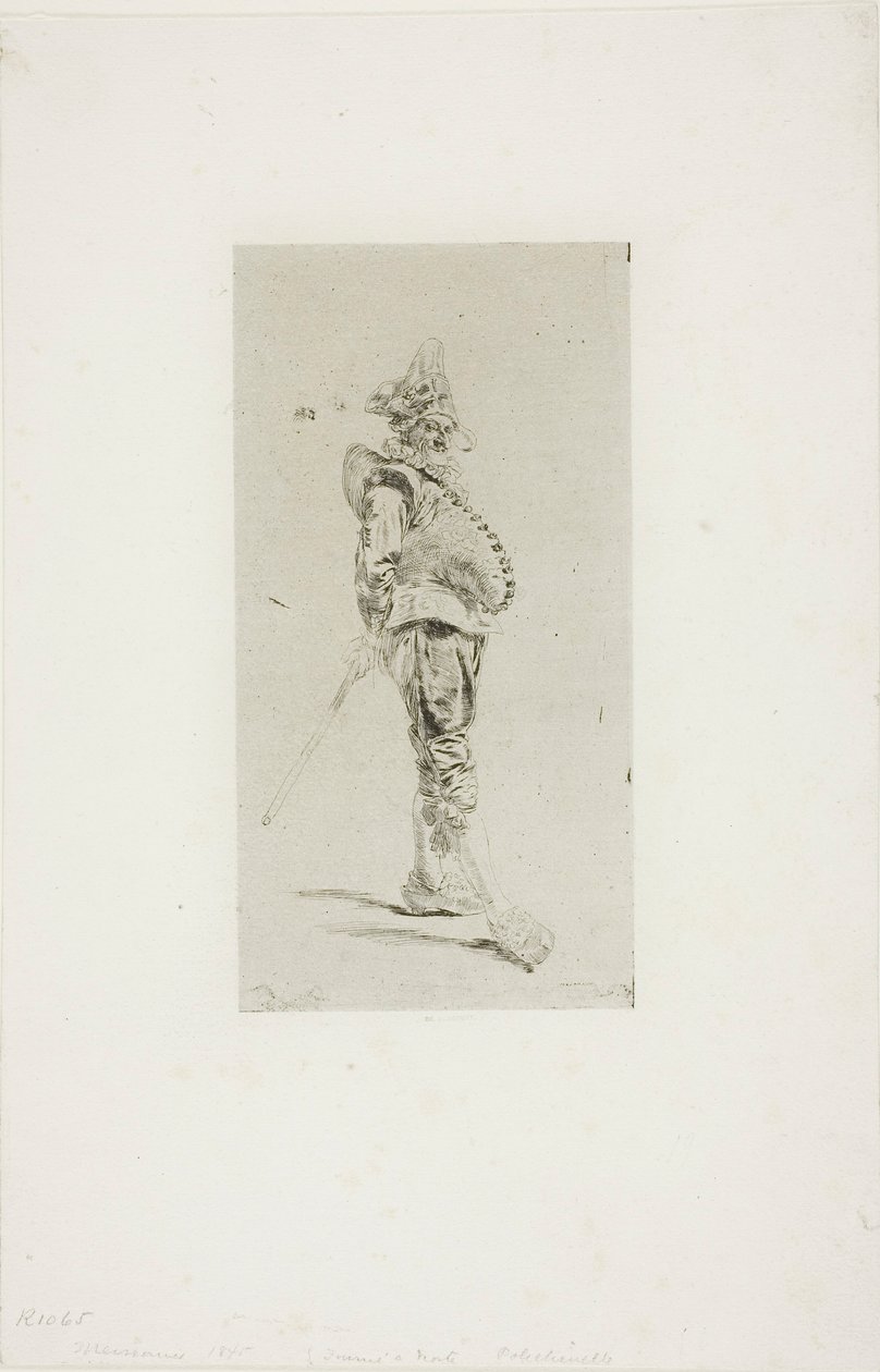 Punchinello tekijältä Jean Louis Ernest Meissonier