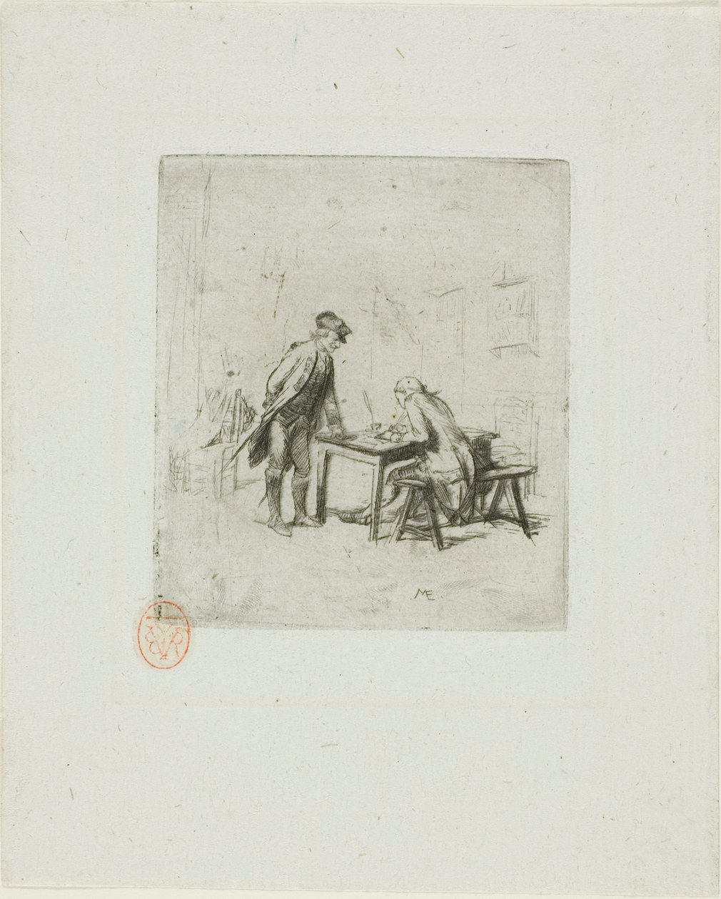 Kersantti Reporter tekijältä Jean Louis Ernest Meissonier