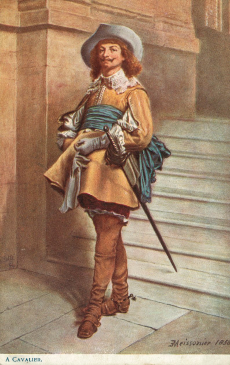 Kavalieri tekijältä Jean Louis Ernest after Meissonier