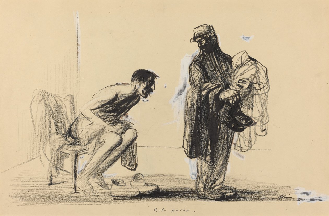 Bolo pacha, c. 19141919. tekijältä Jean Louis Forain