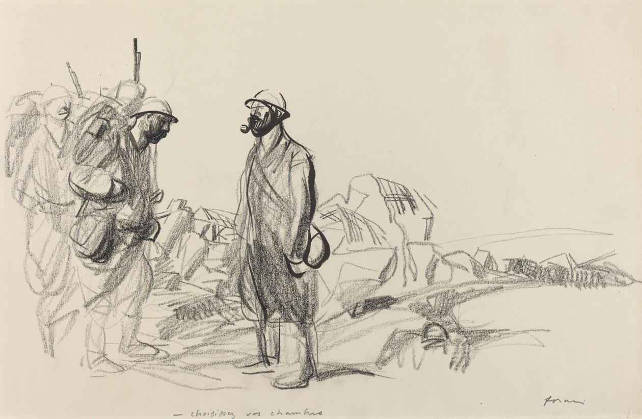 Valitse huoneesi, c. 19141919. tekijältä Jean Louis Forain
