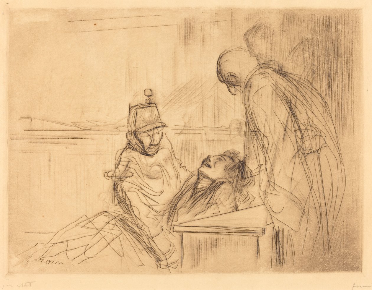 Pyörtyminen istunnossa tekijältä Jean Louis Forain