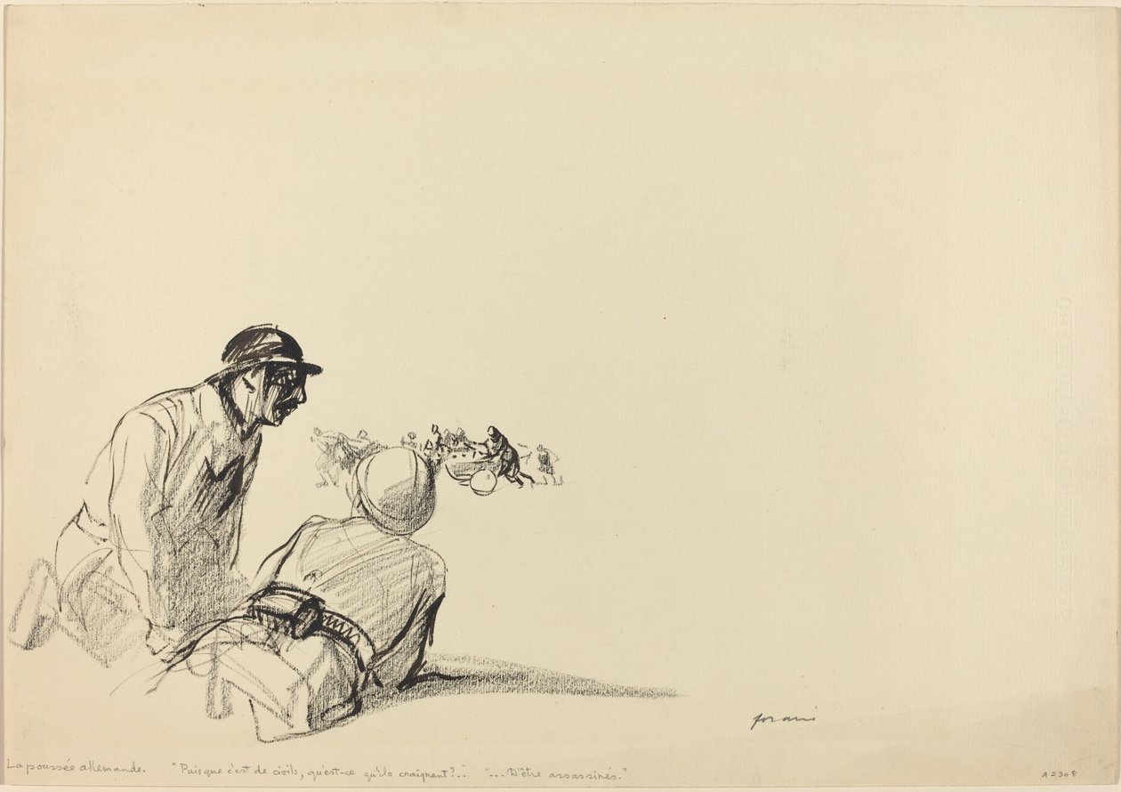 German Advance, n. 19141919. tekijältä Jean Louis Forain