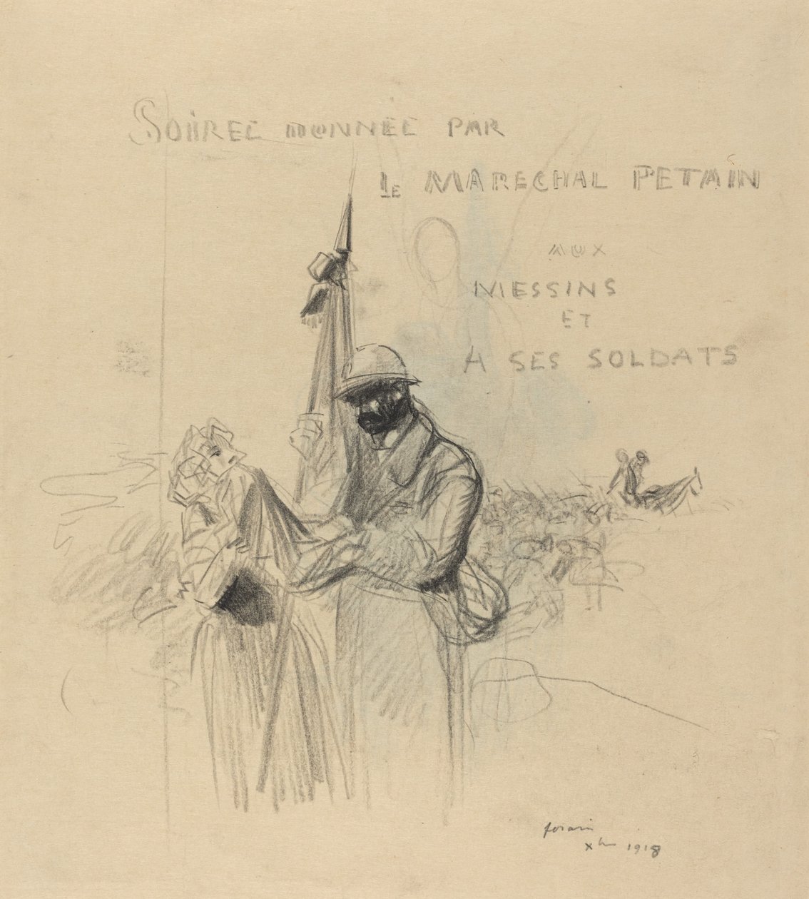 Lipun suudelma tekijältä Jean Louis Forain