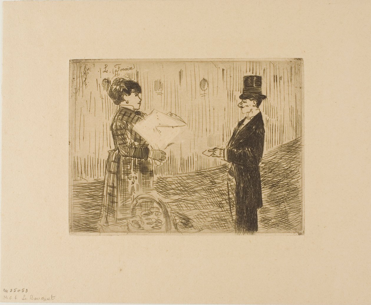 Kukkakimppu tekijältä Jean Louis Forain
