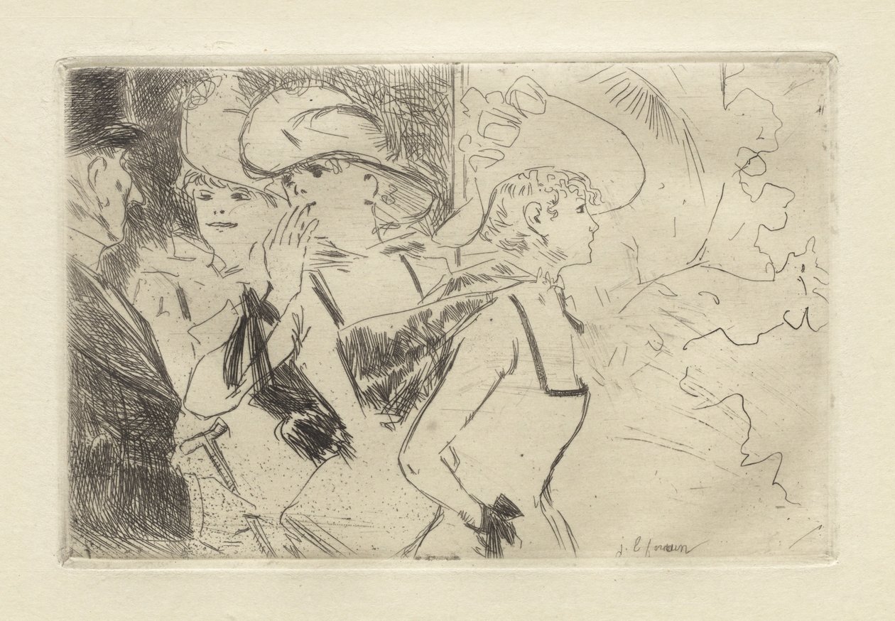 Folies-Bergère, n. 1880-86. tekijältä Jean Louis Forain