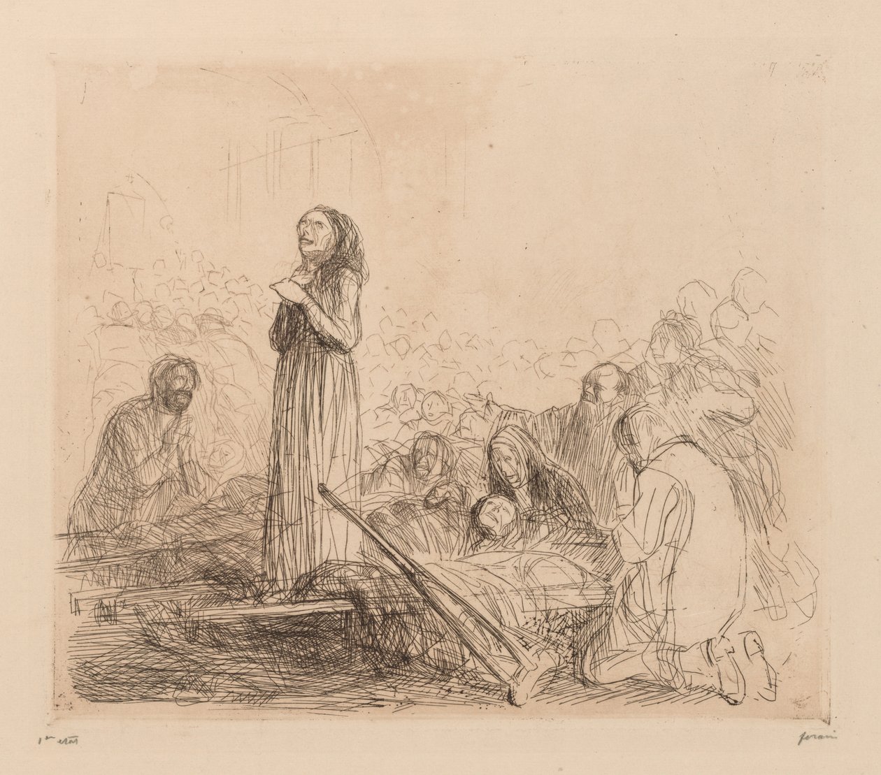 Ihme Lourdesissa. tekijältä Jean Louis Forain