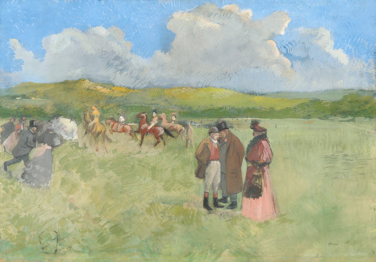 Kilparata, c. 1891. tekijältä Jean Louis Forain