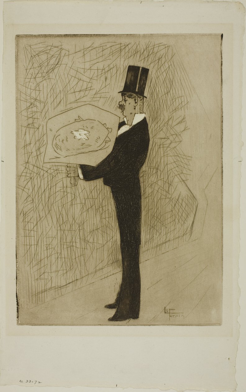 Toffi kukkakimppuineen tekijältä Jean Louis Forain