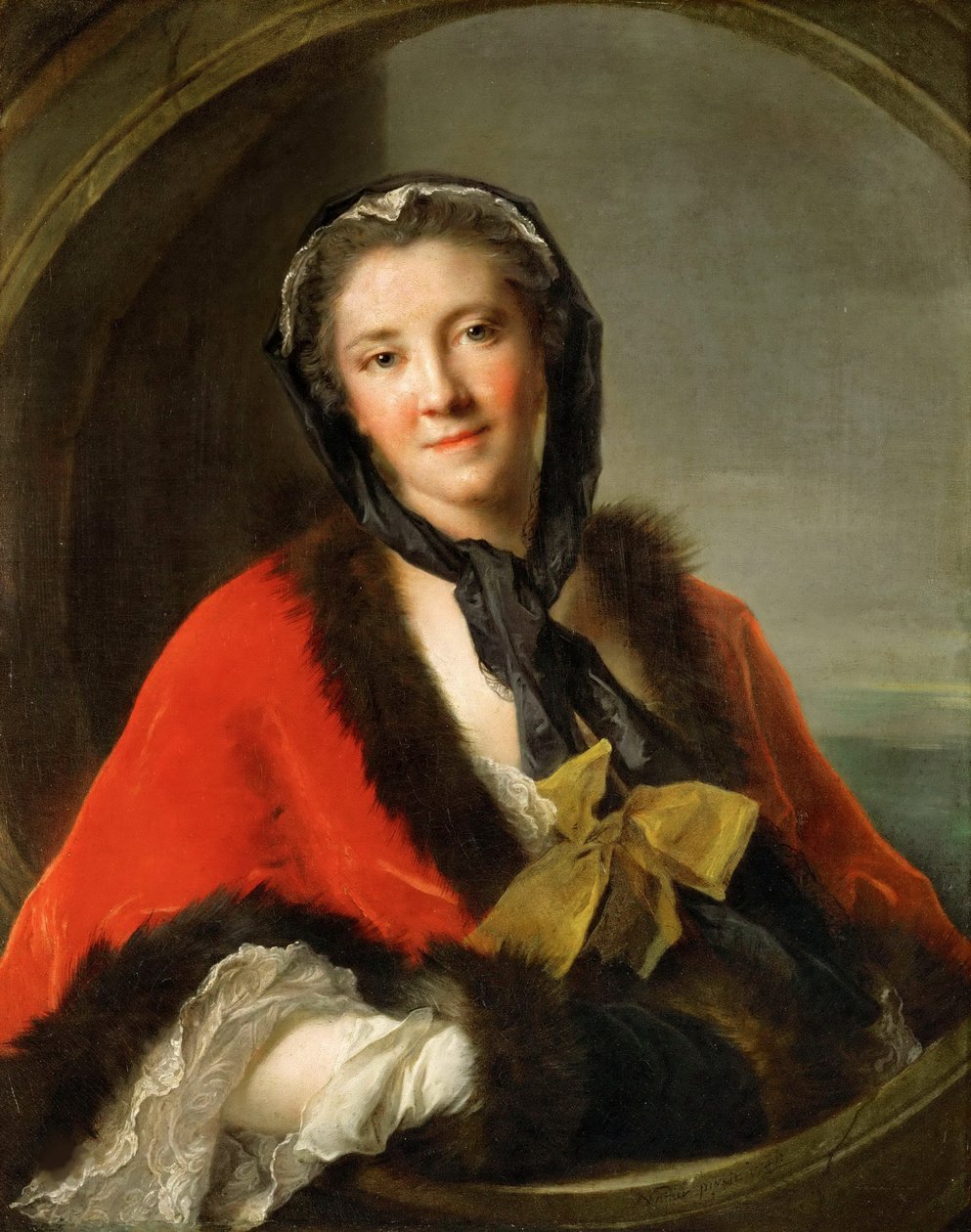 Kreivitär Tessin, 1741. tekijältä Jean Marc Nattier