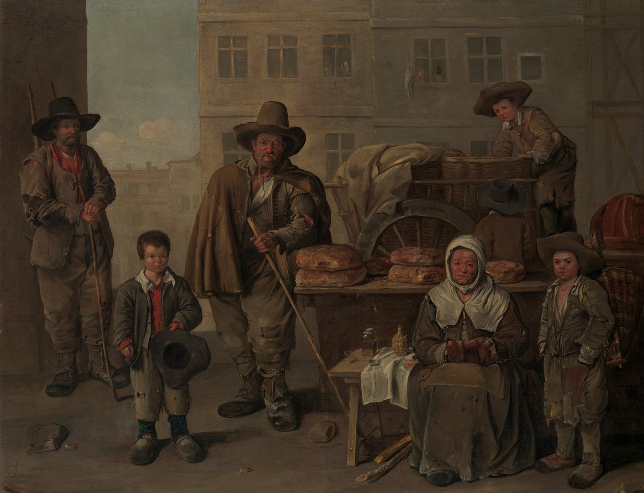 Bakers Cart, 1656. tekijältä Jean Michelin