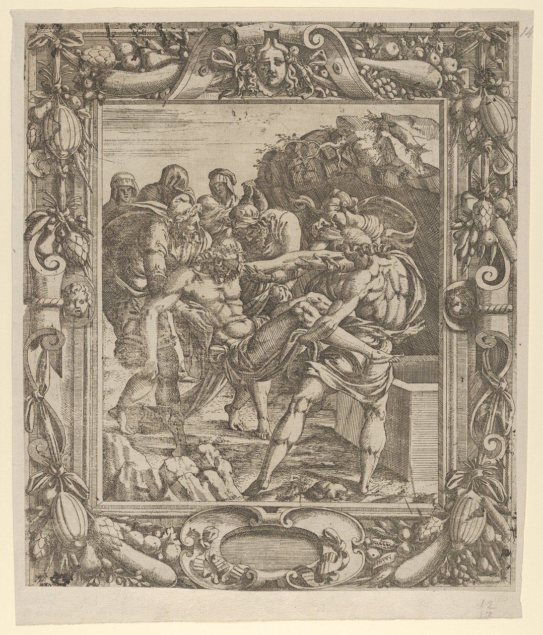 The Tombment, 1535-55. tekijältä Jean Mignon