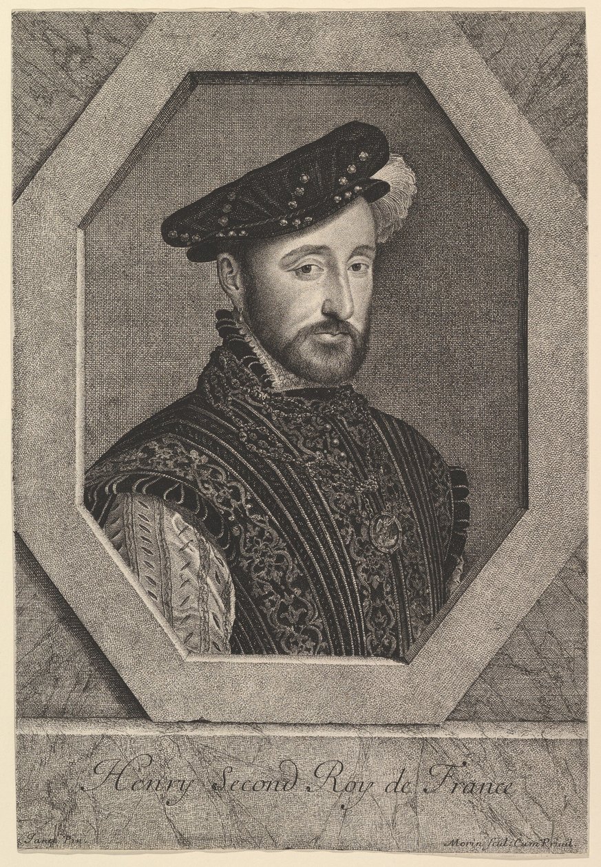 Henrik II, Ranskan kuningas. tekijältä Jean Morin