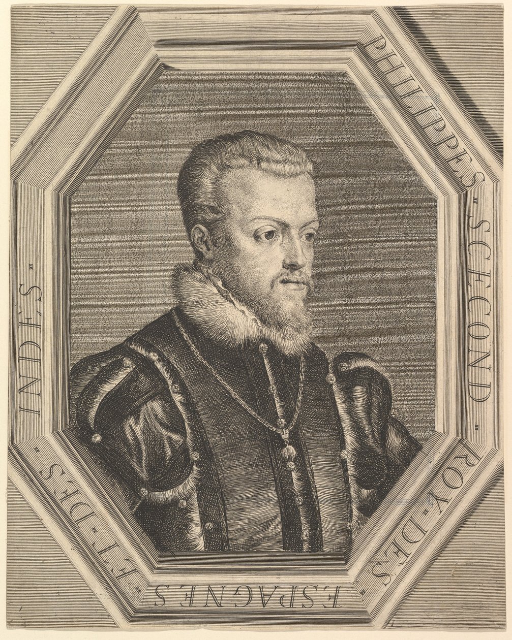 Philip II, Espanjan kuningas. tekijältä Jean Morin