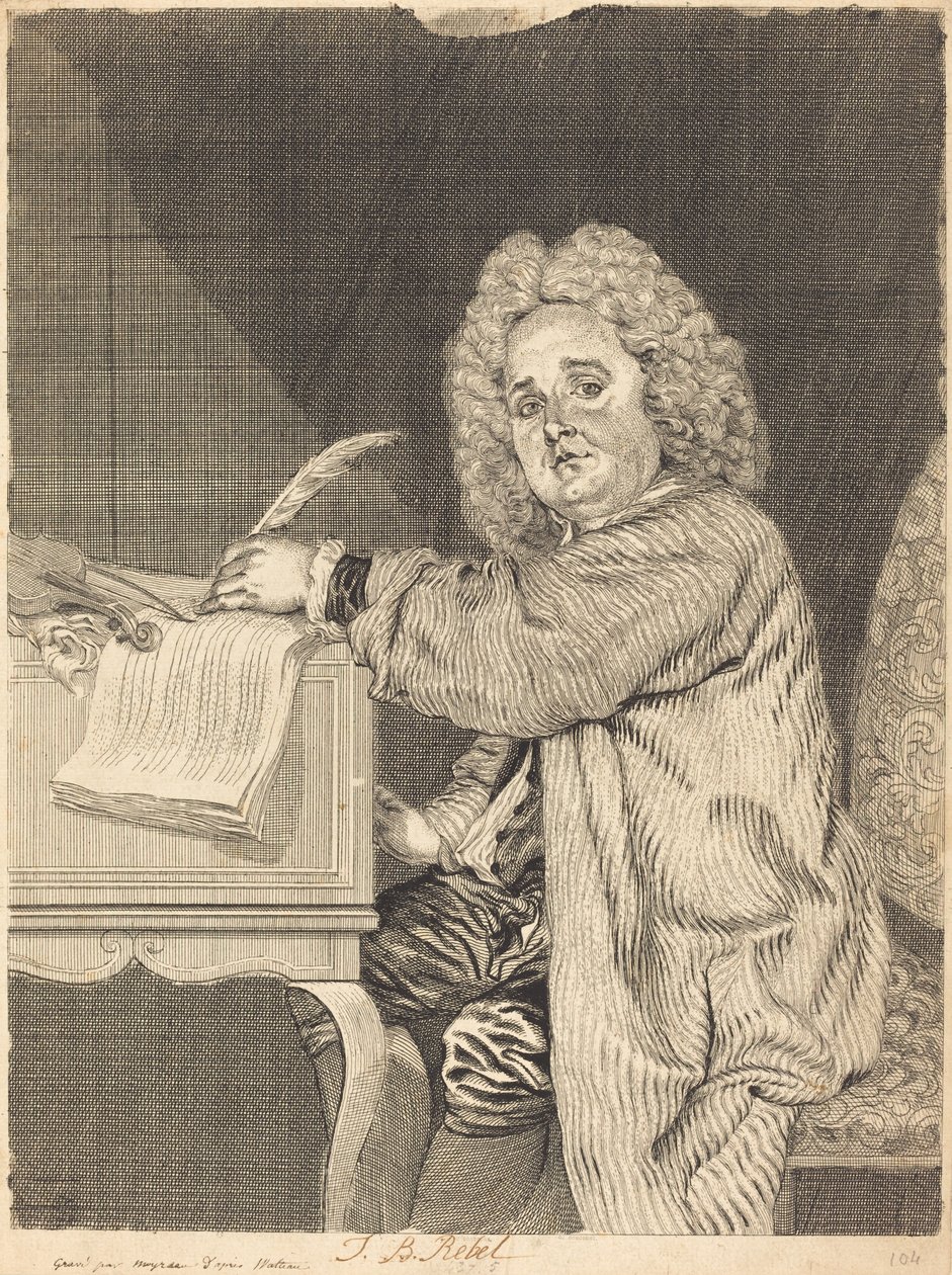 J.-B. Kapinallinen tekijältä Jean Moyreau, Antoine Watteau