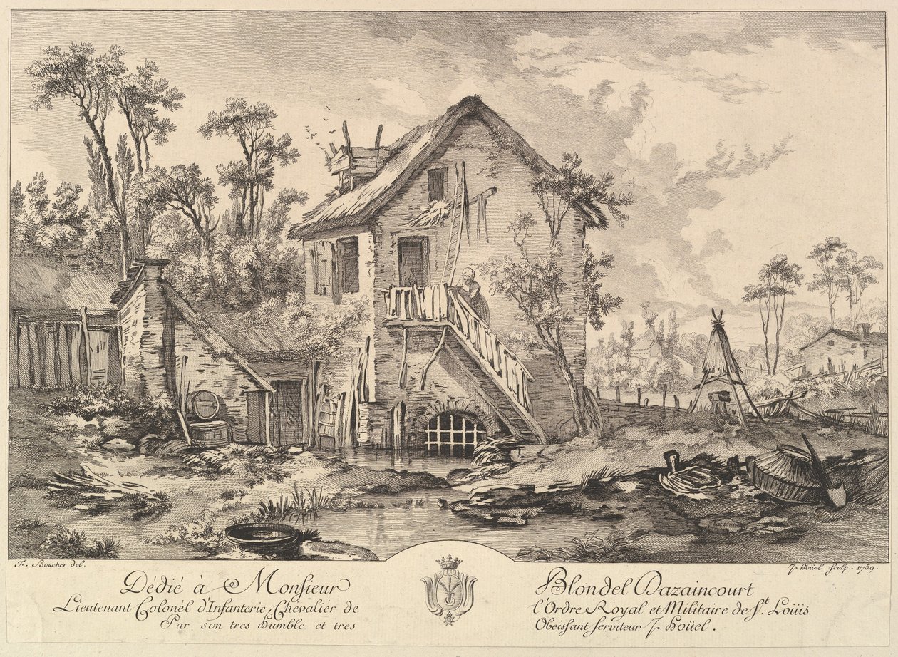 Maisema, 1759. tekijältä Jean Pierre Houel