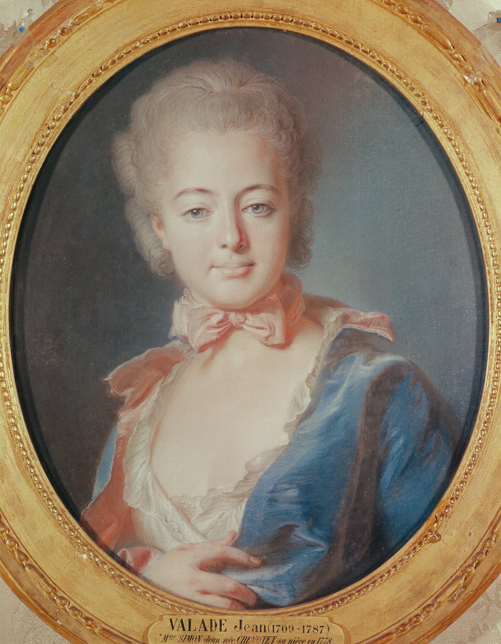 Marie Simon, 1788 (pastelli) tekijältä Jean Valade