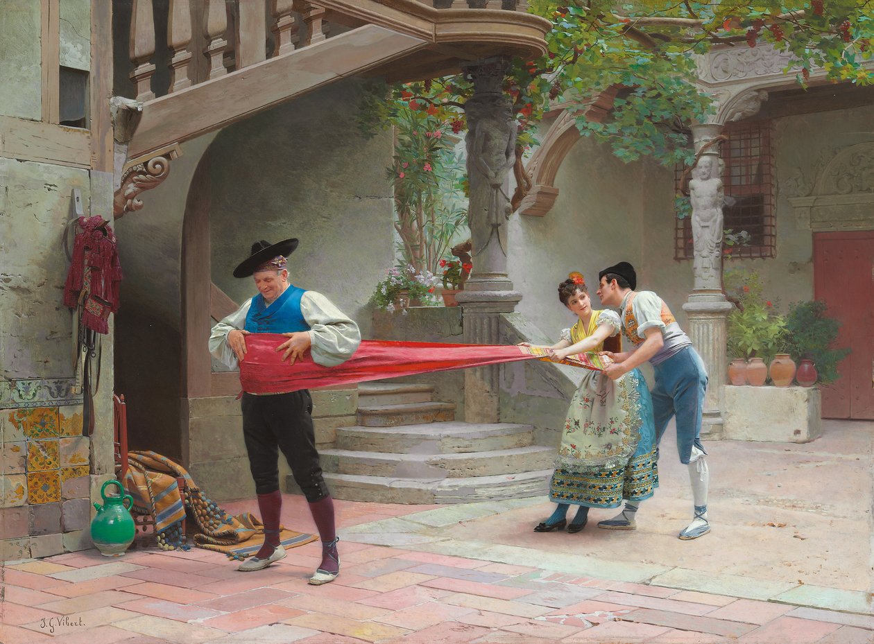 Isoisän Sash tekijältä Jean or Jehan Georges Vibert