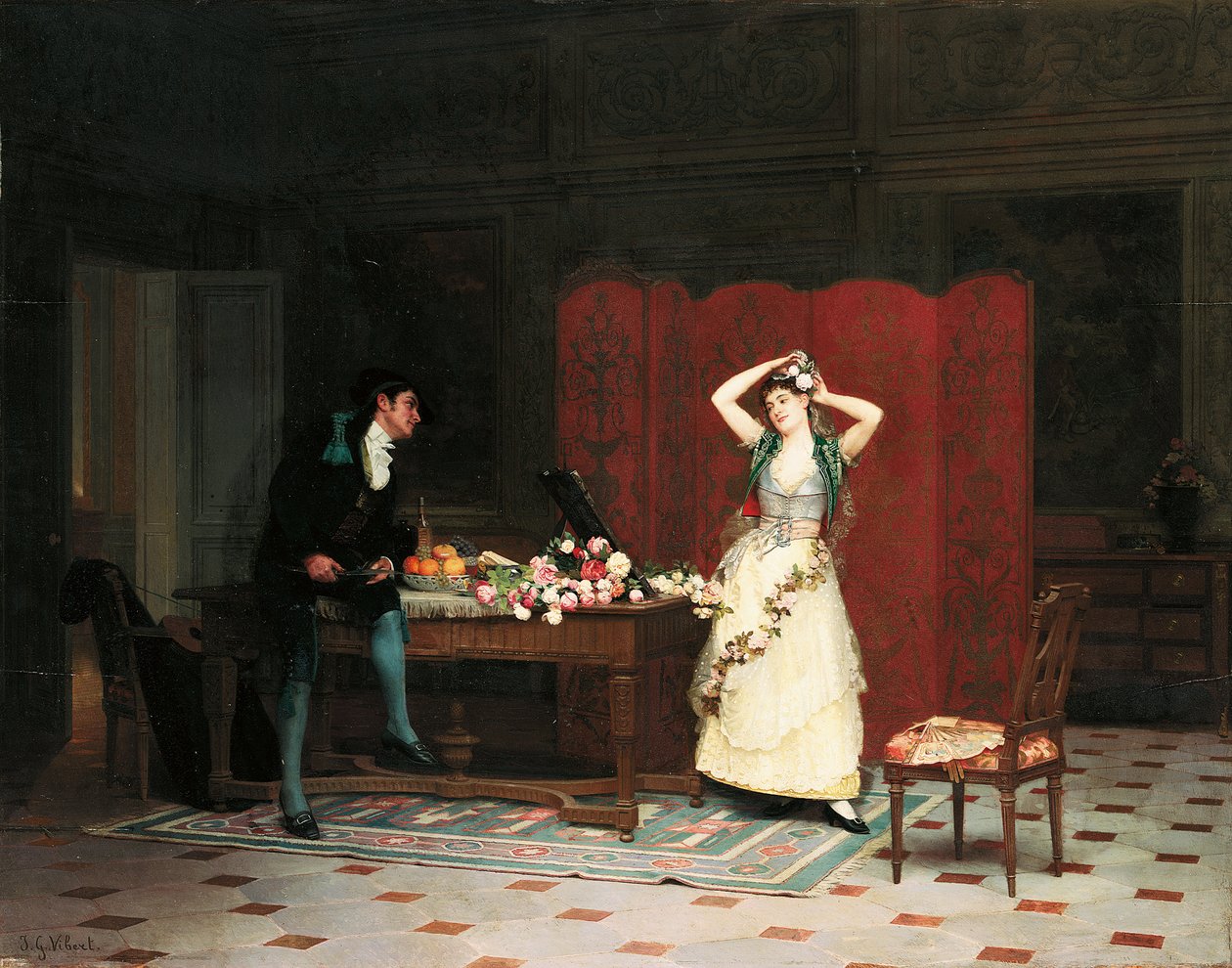 Valmistelut tekijältä Jean or Jehan Georges Vibert
