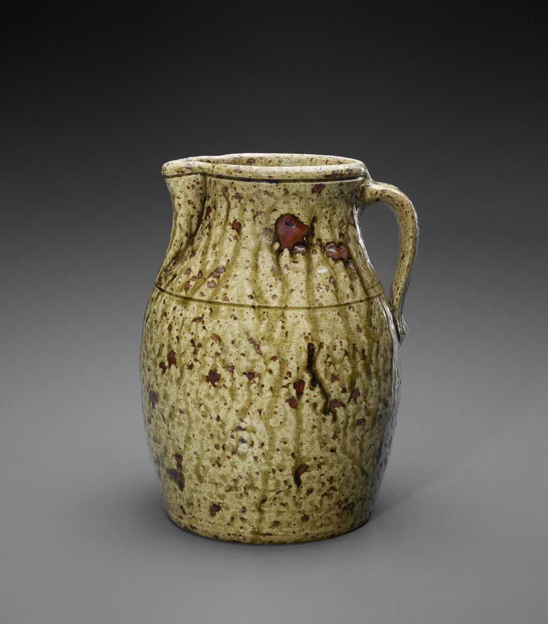 Kannu, c. 1868-1900 (alkalilasitettu kivitavara) tekijältä Jeremiah S. (attr.to) Hogue