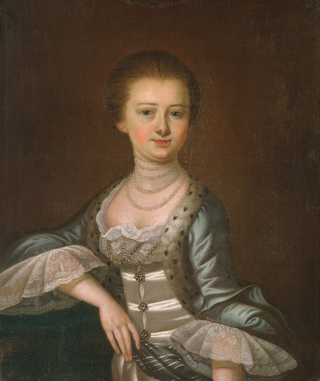 Rouva John Dart, n. 1772-74. tekijältä Jeremiah Theus