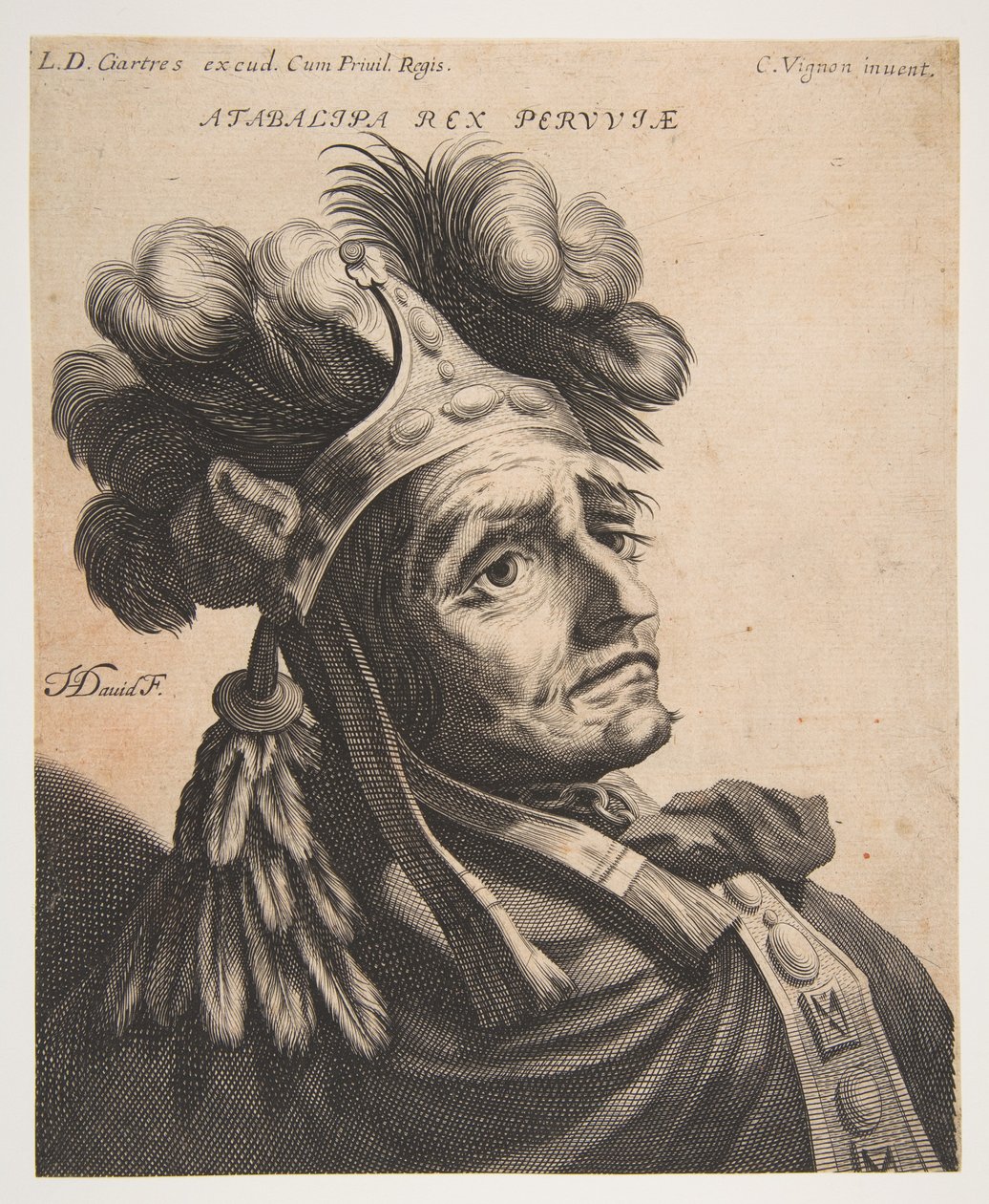 StadsrandaAtabalipa, Perun kuningas, n. 1634-37. tekijältä Jerôme David