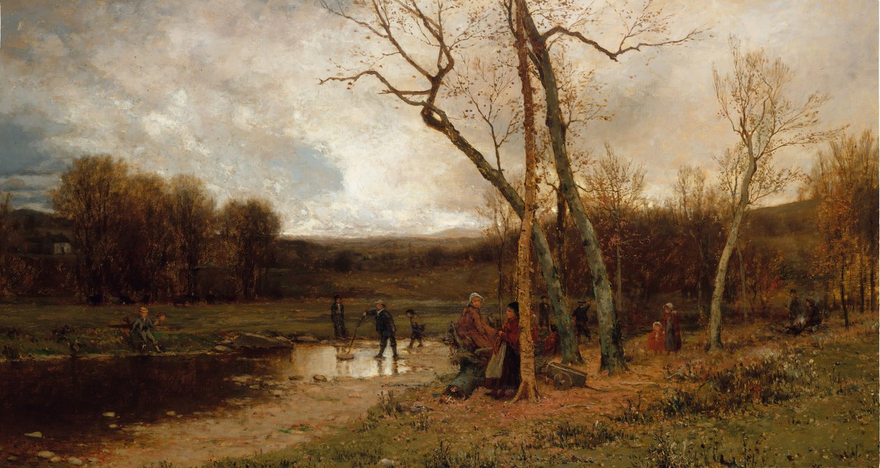 Lauantai-iltapäivä, 1875. tekijältä Jervis McEntee