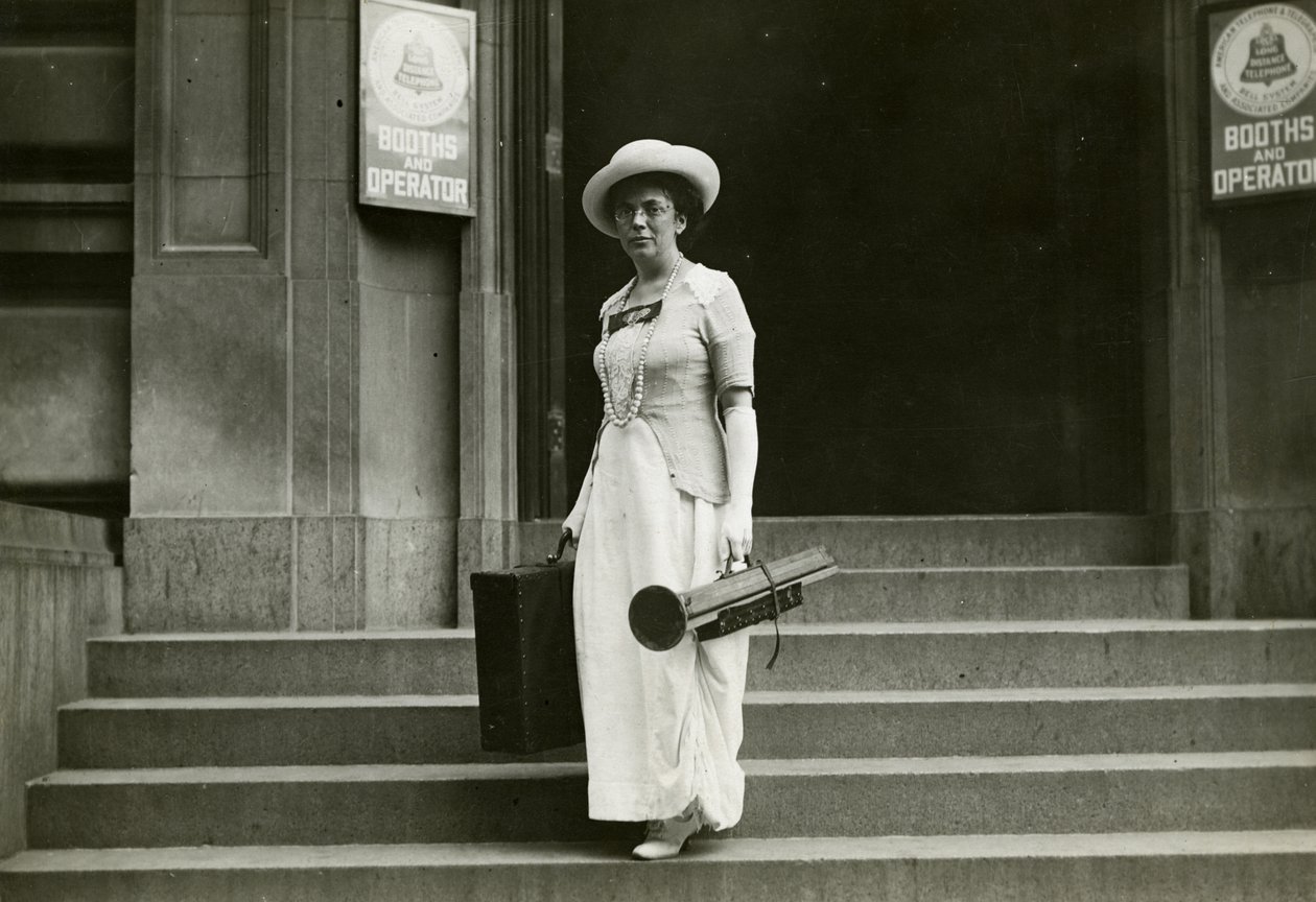 Beals töissä, 1904 tekijältä Jessie Tarbox Beals