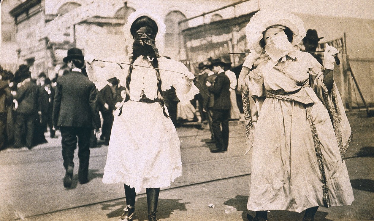 New Orleans, Mardi Gras, n. 1905 tekijältä Jessie Tarbox Beals