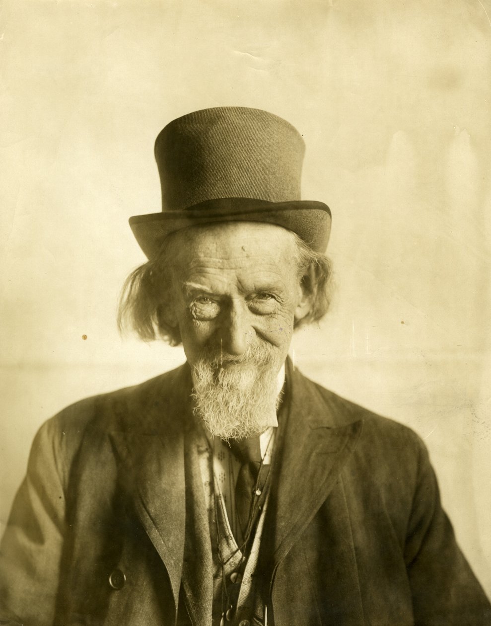 Uncle Sylvanus Cone, malli, n. 1905-09 tekijältä Jessie Tarbox Beals