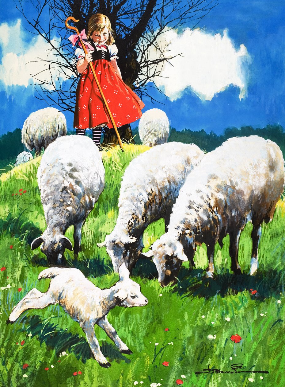 Little Bo Peep (guassi paperille) tekijältä Jesus Blasco