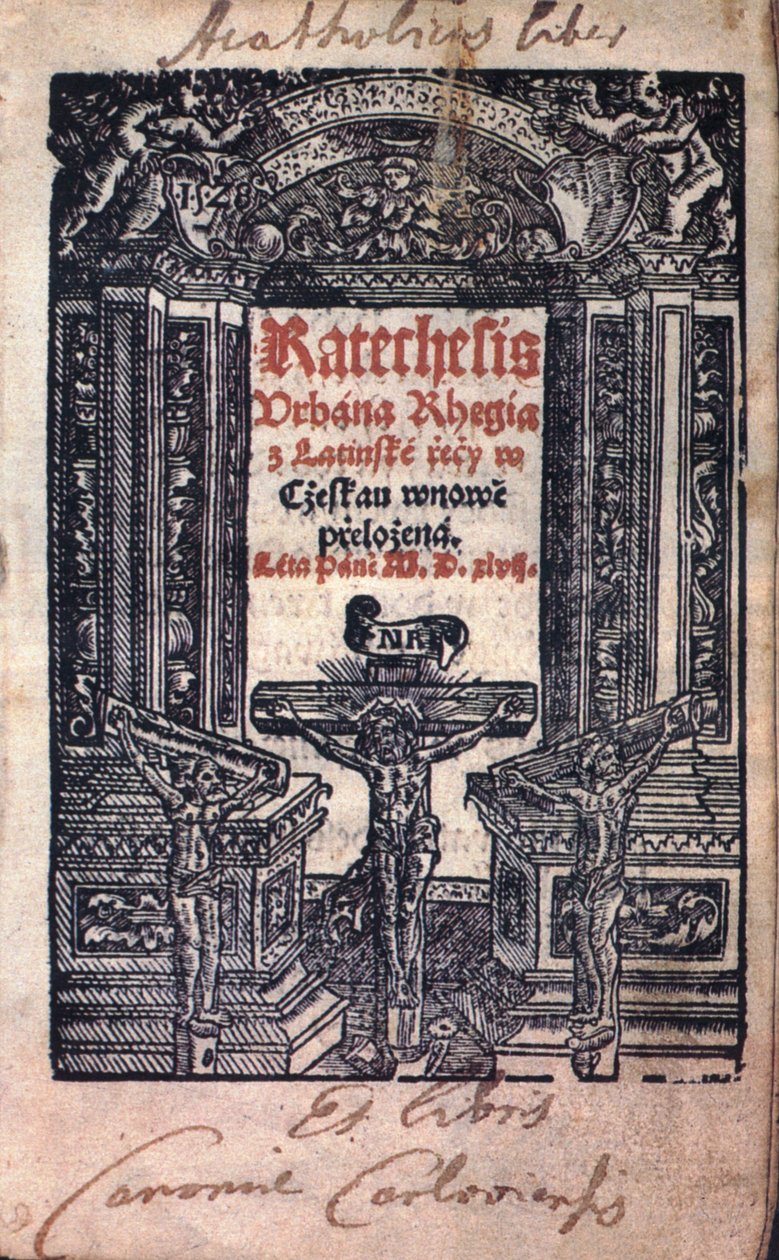 Katechesis Urbána Rhegía z latinské řeči w Cžeskau wnowě přeložená. Léta Páně M. D. xlvii. tekijältä Jiří Melantrich z Aventina