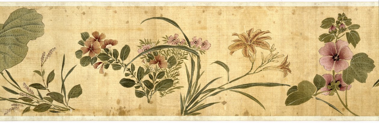 Sata kukkaa, 1629 (väri silkillä) tekijältä Jiayan Chen