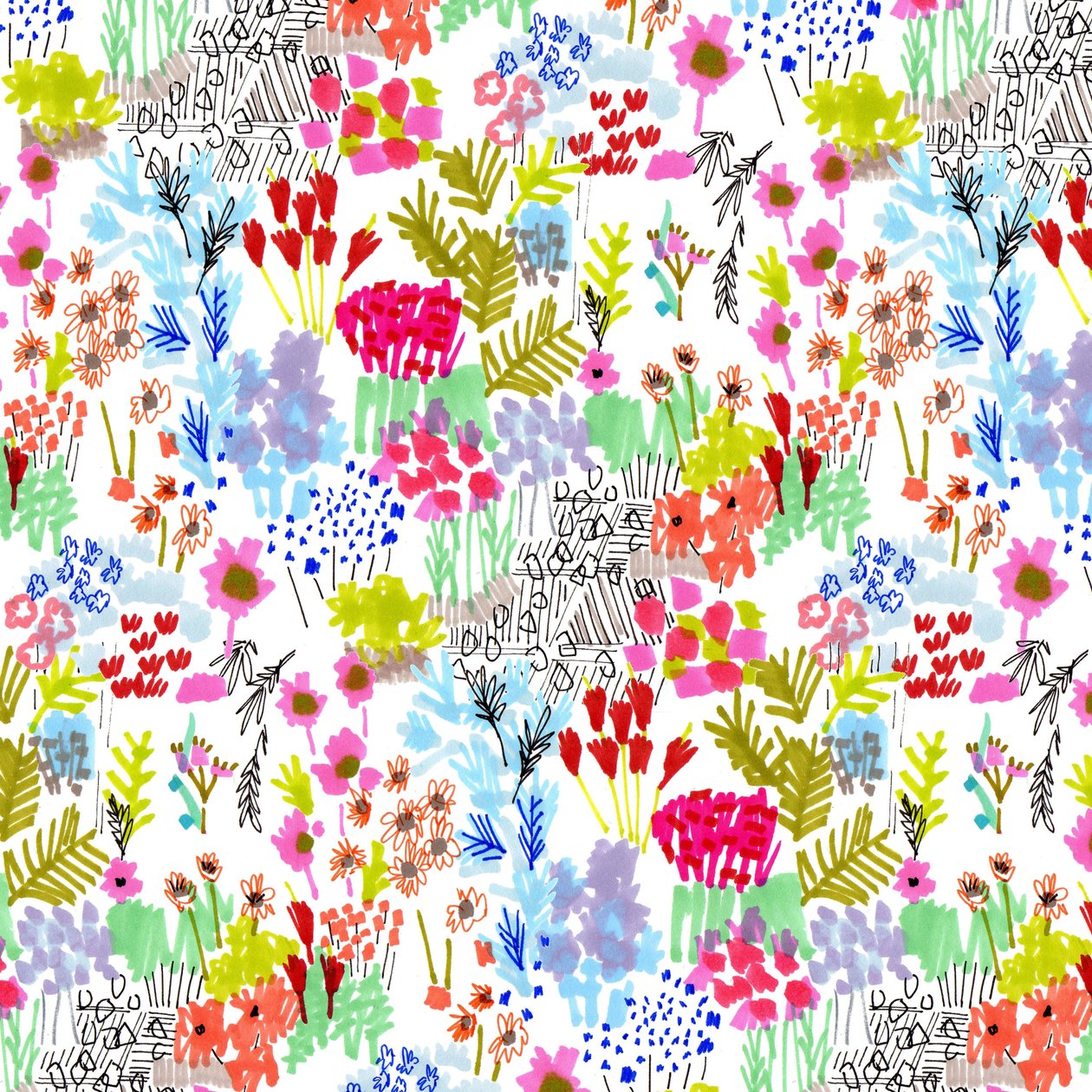 Bouquet Garden, 2015 (giclee print) tekijältä Jo Chambers