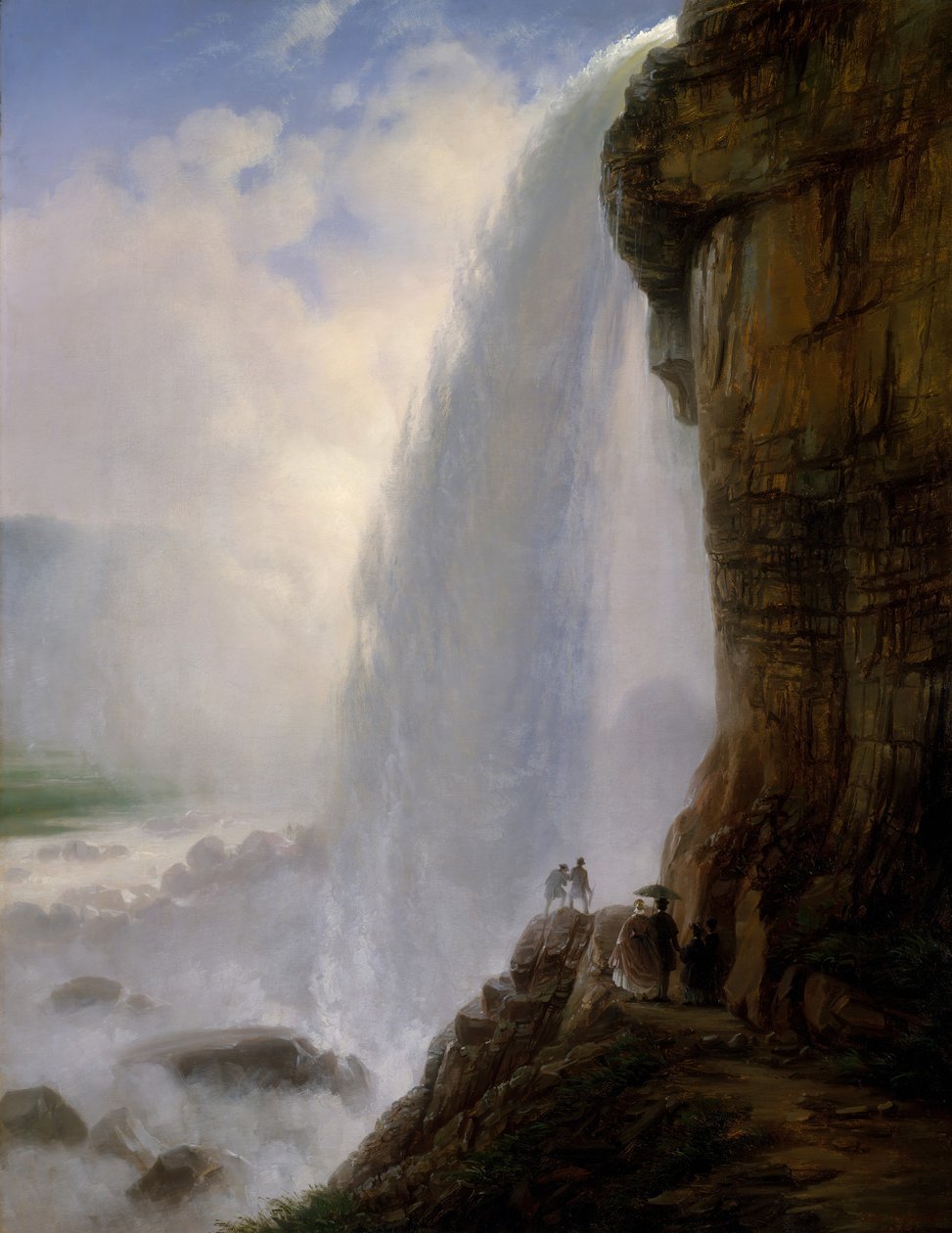 Niagaran putousten alla, 1862. tekijältä Joachim Ferdinand Richardt