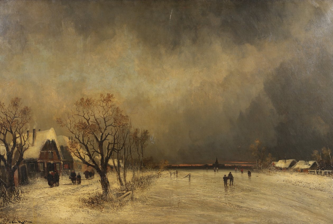 Talven otteessa, n. 1900 tekijältä Joachim Hierschl Minerbi