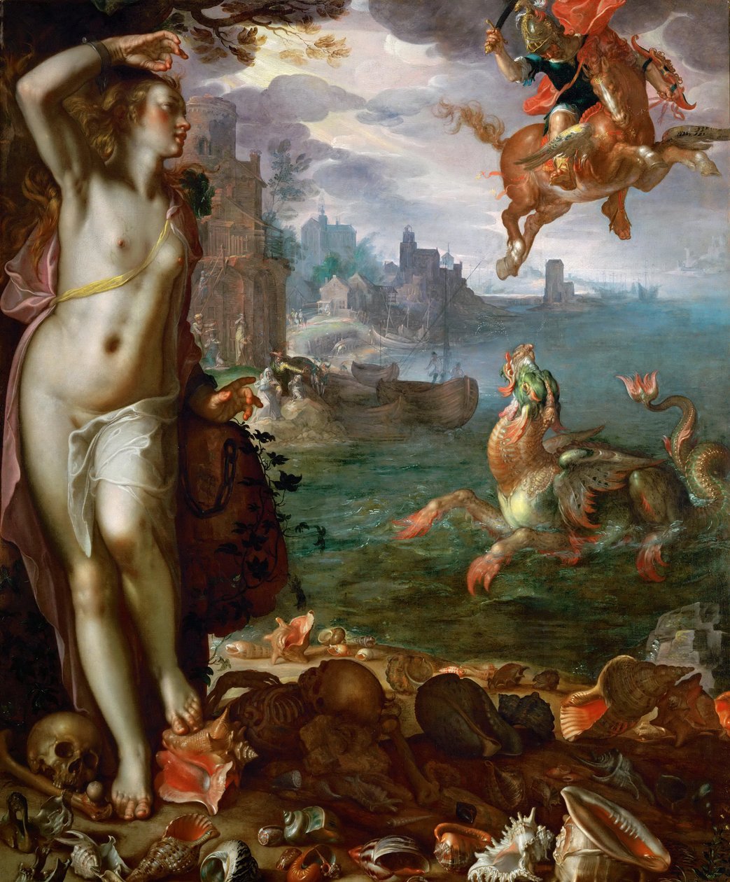 Perseus vapauttaa Andromedan tekijältä Joachim Wtewael or Utewael