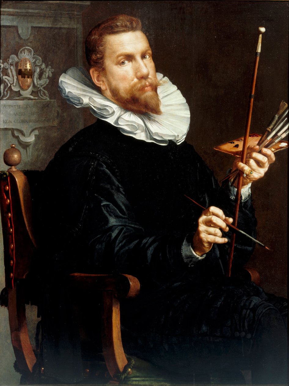 Omakuva, 1601 tekijältä Joachim Wtewael or Utewael