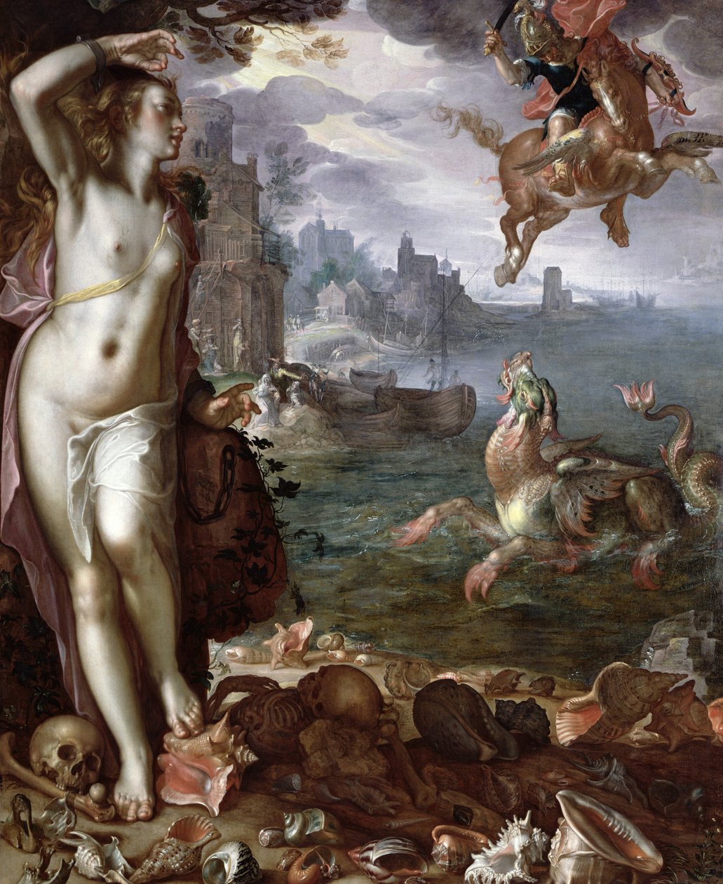 Perseus pelastaa Andromedan tekijältä Joachim Wtewael or Utewael
