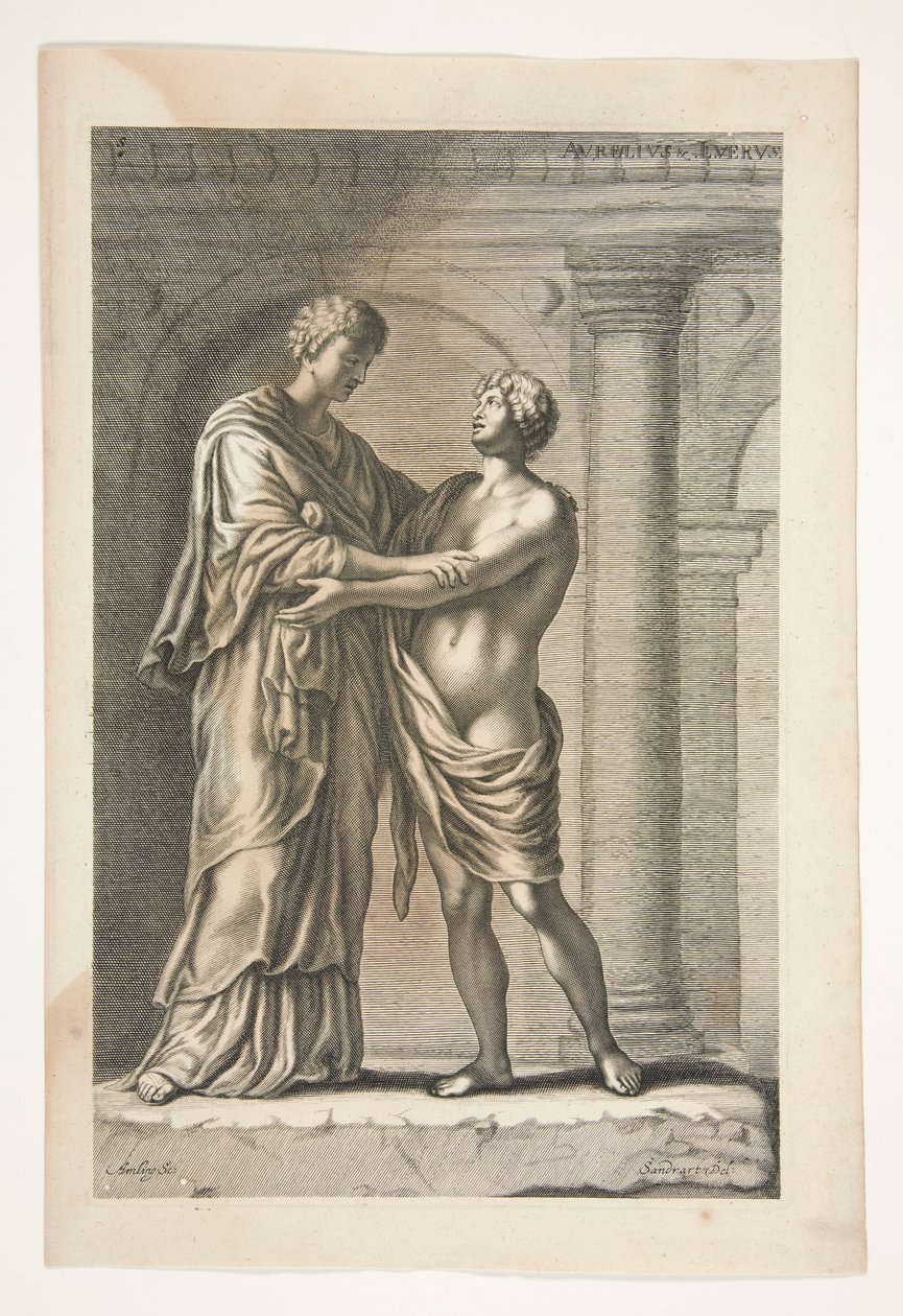 Papirius, Ancient Sculptures Admiredistä tekijältä Joachim von Sandrart