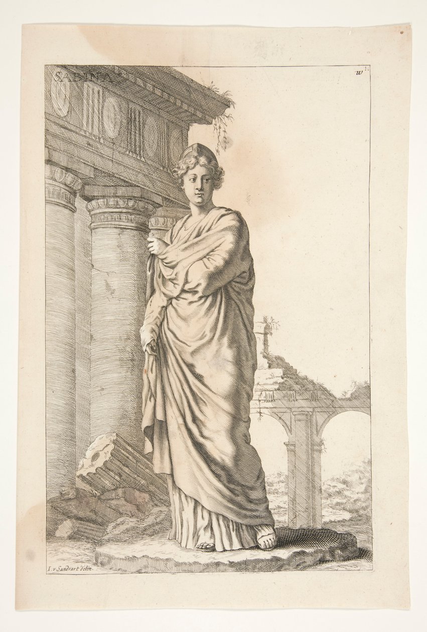 Sabina, Ancient Sculptures Admiredistä tekijältä Joachim von Sandrart