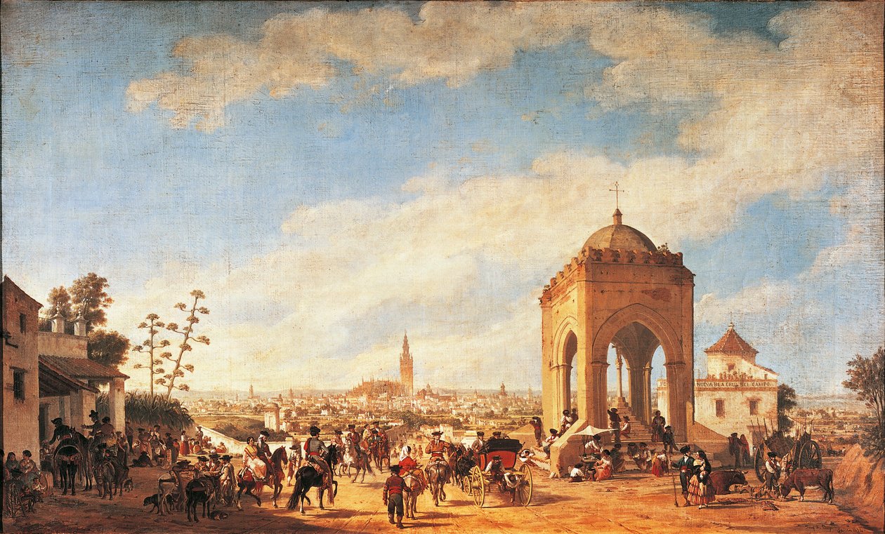 La Cruz del Campo, Sevilla tekijältä Joachin Dominguez Becquer