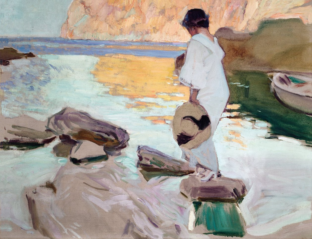 Elena Cala de San Vicenteen tekijältä Joaquín Sorolla