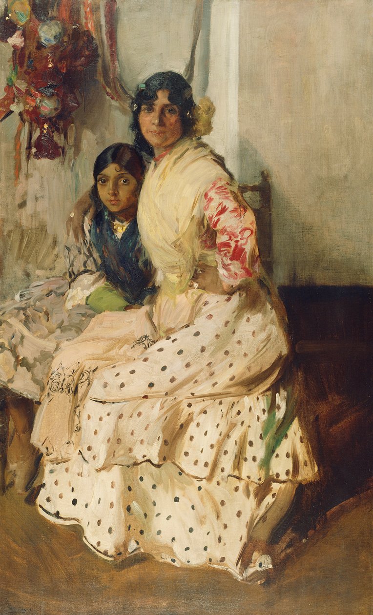 Pepilla la Gitano y su hija tekijältä Joaquín Sorolla