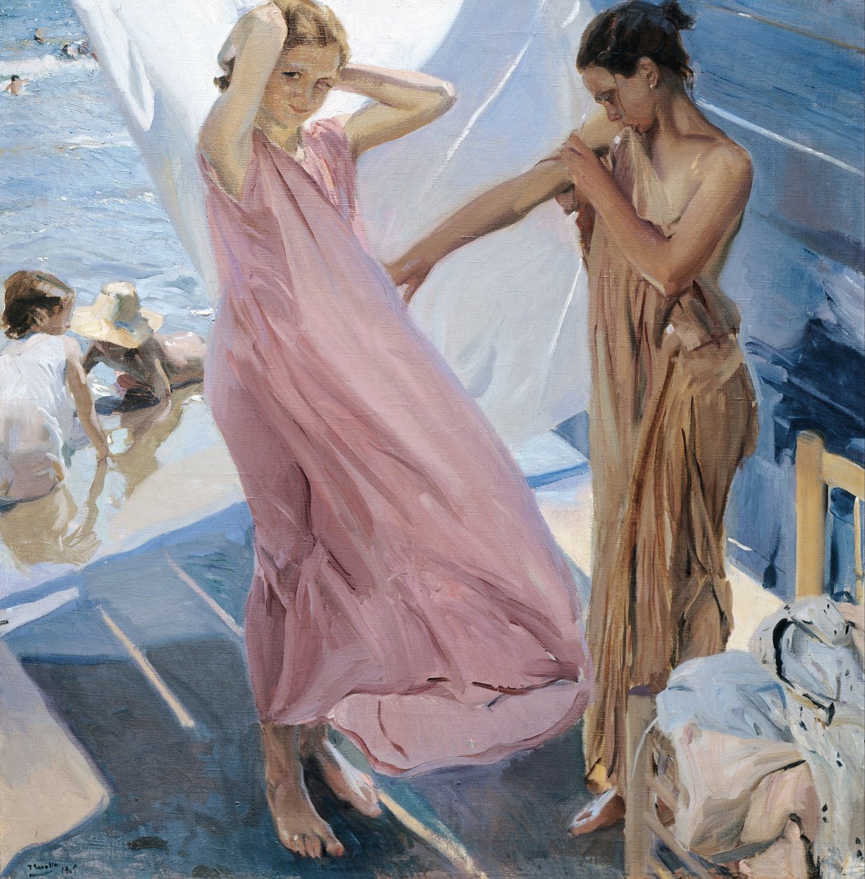 Kylvyn jälkeen tekijältä Joaquín Sorolla