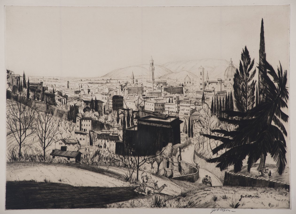 Firenze, 1924 (kuivakärki) tekijältä Job Nixon