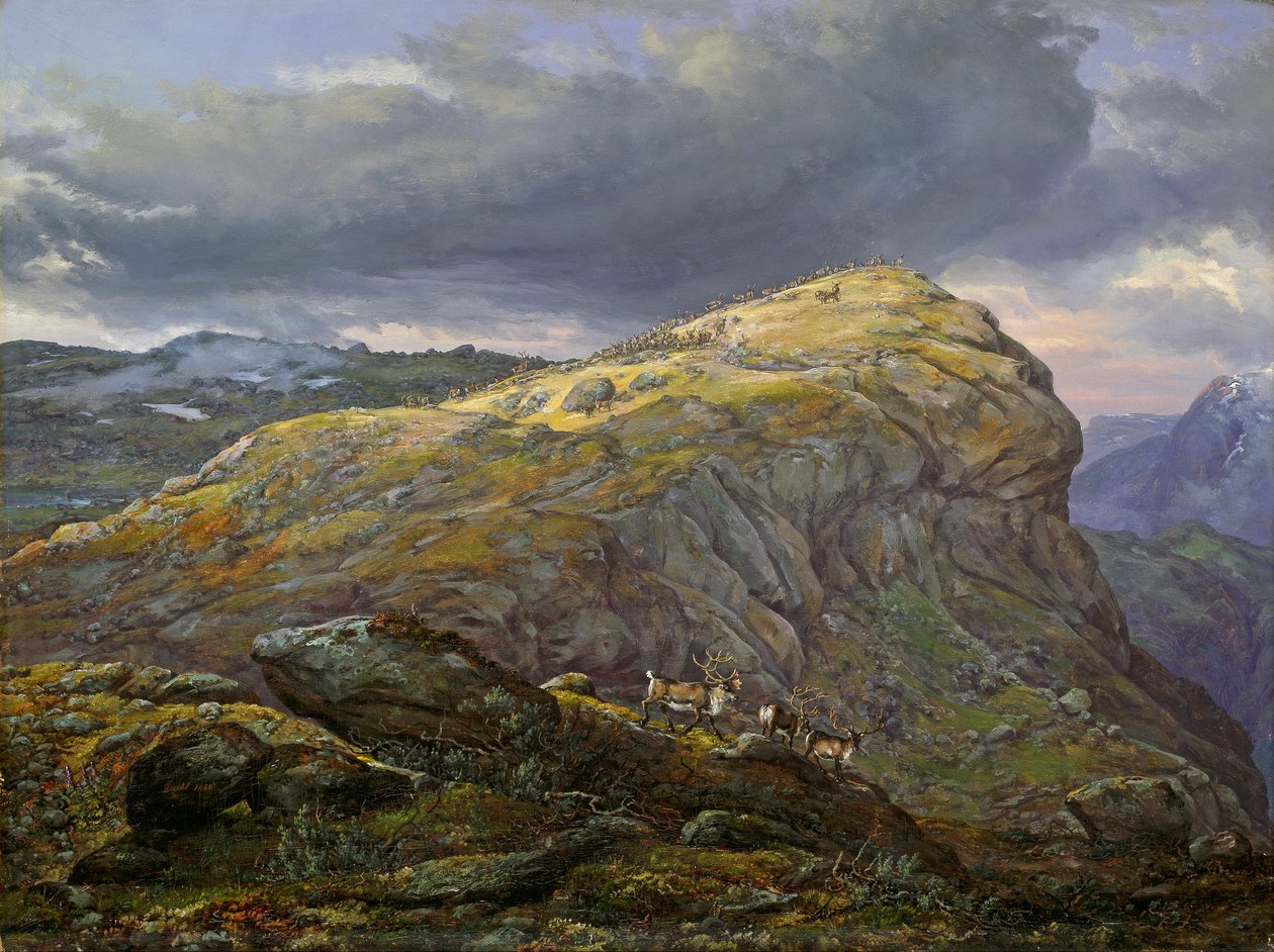 Stugunøset Filefjellissä tekijältä Johan Christian Dahl